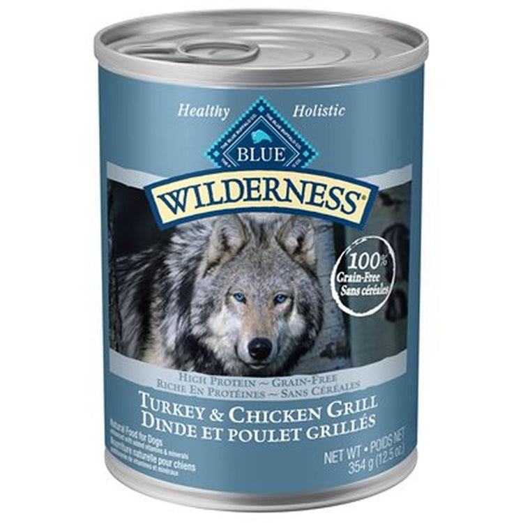 BLUE Wilderness nourriture pour chien adulte au dinde et poulet grillés