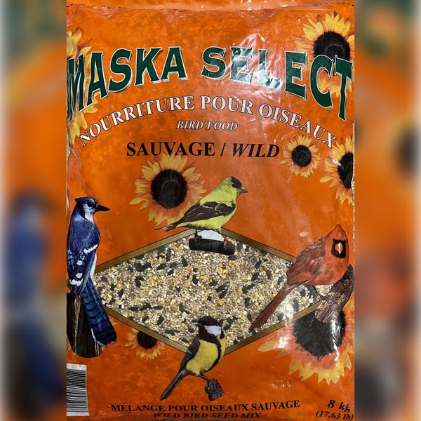 Maska Select, Mélange pour oiseaux sauvages – MEUNERIE DALPHOND