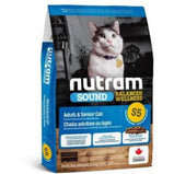 NUTRAM SOUND S5 nourriture pour chat adulte et senior au poulet et saumon 5.4 kg / 12 lb