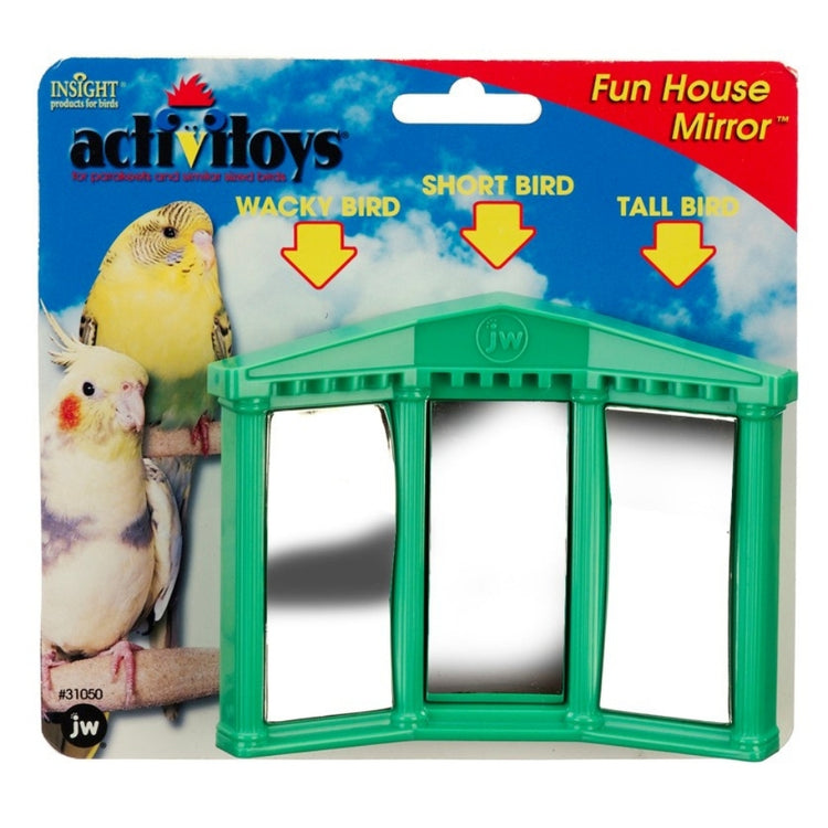JW activitoys Miroir Fun House, jouet pour oiseau