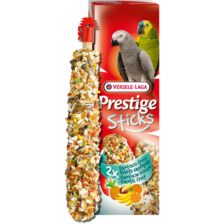 VERSELE-LAGA Prestige Sticks Fruits Exotiques friandise pour perroquet 2x70g - SUR COMMANDE