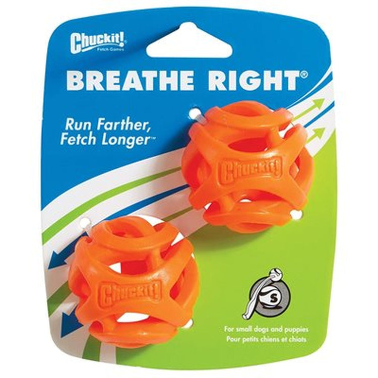 CHUCK IT! Balles « Breathe Right » Petites Paquet de 2