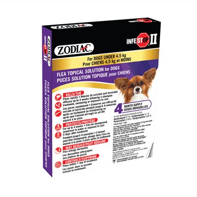 ZODIAC INFESTOP II solution topique pour chien