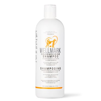 WELLMARK, Shampoing à la Chlorhexidine 473 ml