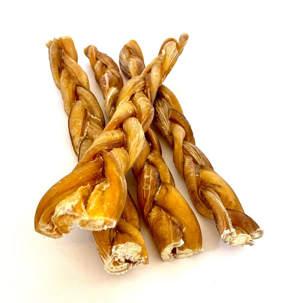 HAPPY CHEW, Bully stick tressé, Jumbo, 12 pouces, Pour chien