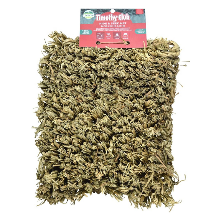 OXBOW, Timothy Club, Tapis cache-cache en foin Timothy, Pour rongeur