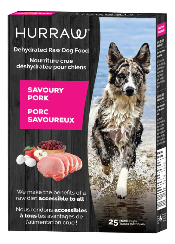 HURRAW nourriture pour chien au porc