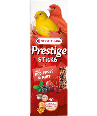 VERSELE-LAGA Prestige bâtonnets pour canari, Fruits rouge et Menthe