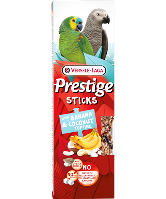 VERSELE-LAGA Prestige bâtonnets pour perroquet, Banane et Coco