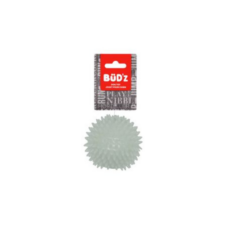 BUD'Z, Balle à Pointes, Phosphorescent, Jouet, Pour chien