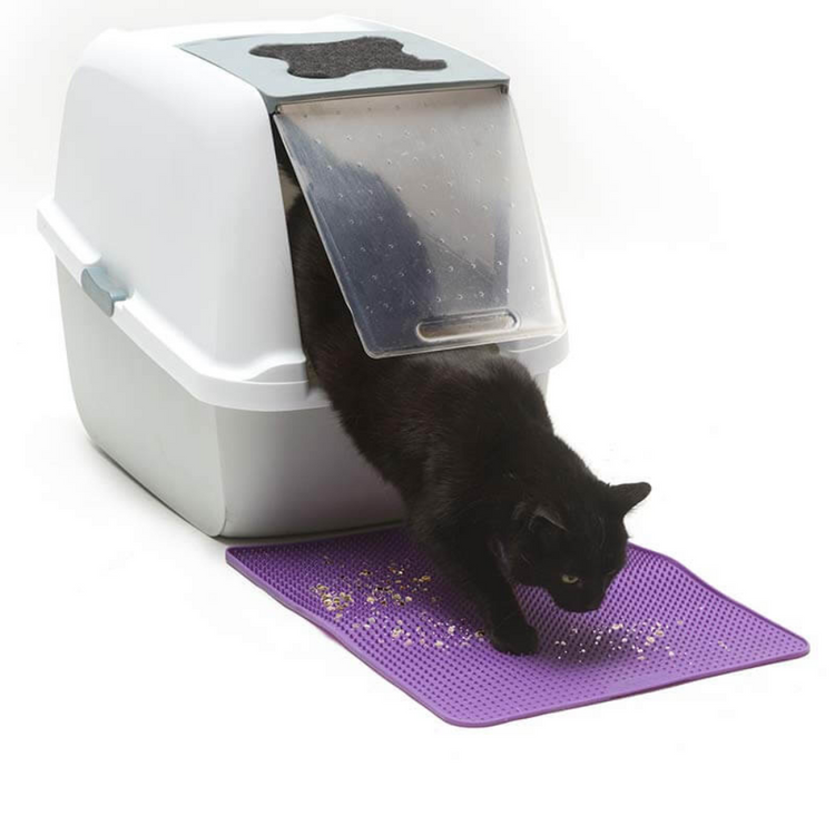 MESSY MUTTS, Tapis de litière en silicone, Pour chat