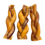HAPPY CHEW, Bully stick tressé, Jumbo, 6 pouces, Pour chien
