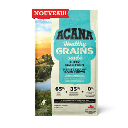 ACANA Grains Santé nourriture pour chiot Mer et Champ