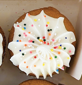 BOSCO AND ROXY'S, Cupcake moyen saupoudré de vanille, Pour chien, Vendu à l'unité