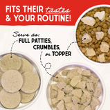 STELLA & CHEWY'S, Tantalizing Turkey Dinner Patties, Galettes de nourriture crue lyophilisée, Dinde, Pour chien