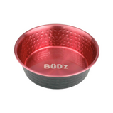 BUD'Z, Bol en inox à intérieur martelé, Pour chien et chat