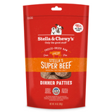 STELLA & CHEWY'S, Stella’s Super Beef Dinner Patties, Galettes de nourriture crue lyophilisée, Boeuf, Pour chien