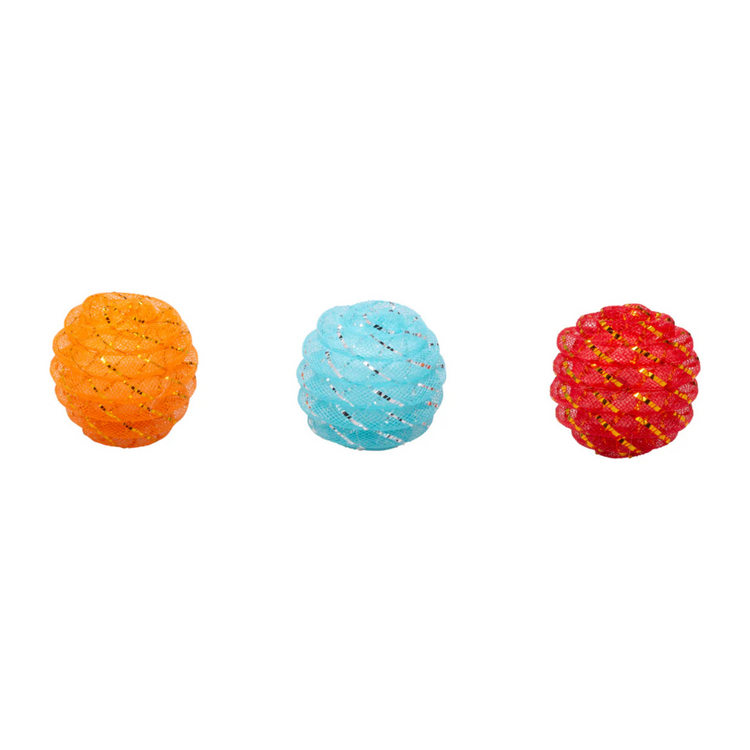 BUD'Z, Balle spirale colorée, Avec clochette, Jouet, Pour chat, Vendu à l'unité