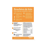COMPLÈTEMENT DINGUE, Bouchées de foin, Confettis de fleurs, Fruits tropicaux, Pour cochons d'inde et lapins