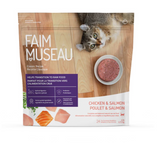 FAIM MUSEAU, Nourriture crue, Poulet et saumon, Pour chat