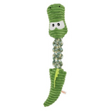 BUD'Z, Croco du bayou, Jouet en peluche, Avec corde, Moyen/grand, Pour chien