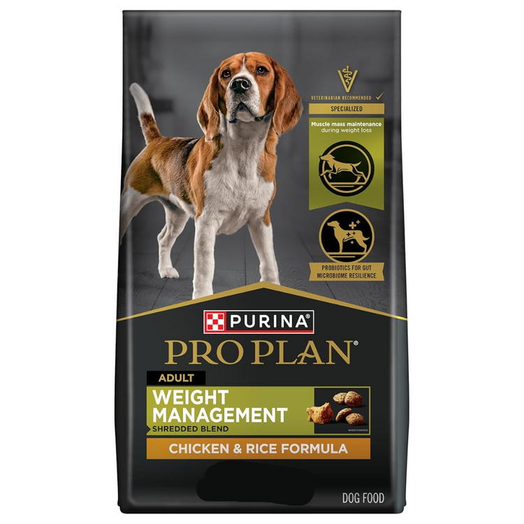 PROPLAN, Contrôle du poids, Adulte, Poulet et riz, Pour chien, 15kg