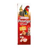 VERSELE-LAGA, Prestige Sticks, Gâterie, Bâtonnets noix et raisins, Pour perroquets et grandes perruches - Paquet de deux