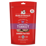 STELLA & CHEWY'S, Tantalizing Turkey Dinner Patties, Galettes de nourriture crue lyophilisée, Dinde, Pour chien