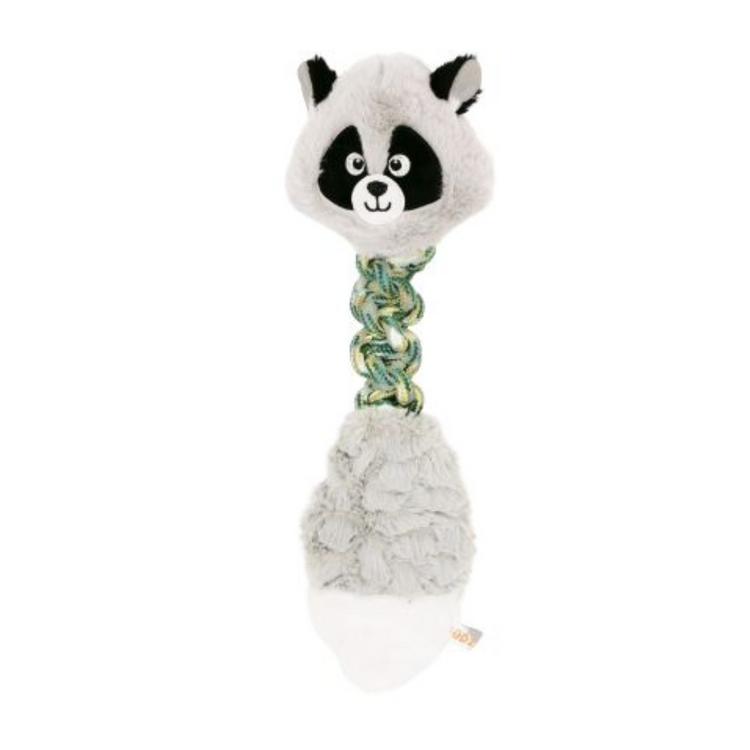 BUD'Z, Raton rusé, Jouet en peluche, Avec corde, Moyen/grand, Pour chien