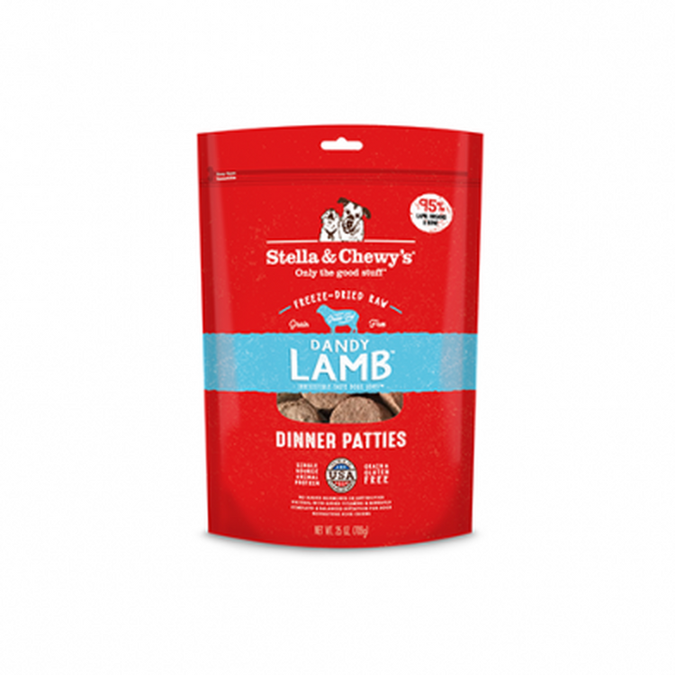 STELLA & CHEWY'S®, Dandy lamb dinner, galettes de nourriture crue lyophilisée pour chien - SUR COMMANDE