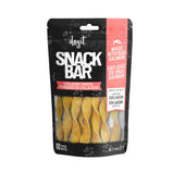 DOGIT, Snack Bar, Torsades de collagène au saumon, Pour chien, Paquet de 10