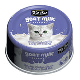 KIT CAT, Goat Milk, Repas gourmand, Lait de chèvre, poulet et crabe, Pour chat, 70G