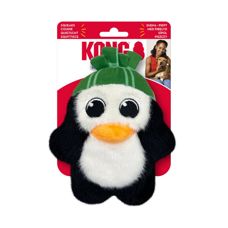 KONG Holiday Snuzzles Pingouin, jouet pour chien