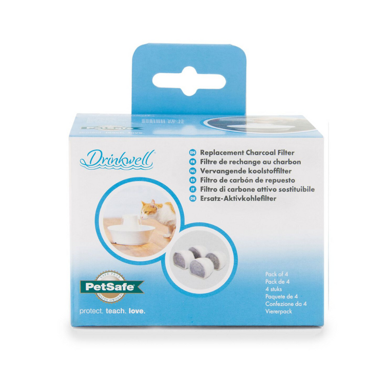 PETSAFE, Drinkwell, Filtres de rechange, Pour fontaine Drinkwell en céramique, paquet de 4