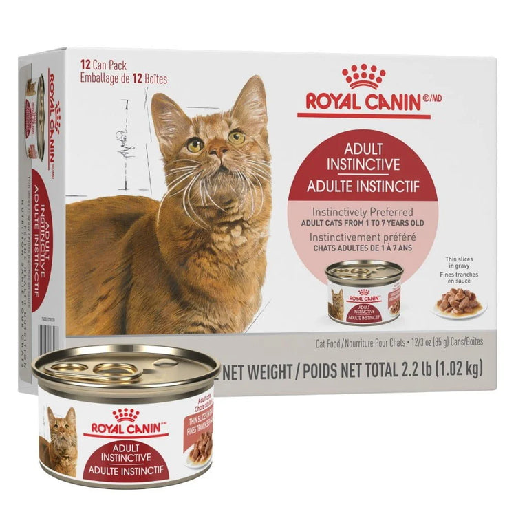 ROYAL CANIN Adulte Instinctif nourriture pour chat, pâté en sauce au porc et poulet, 85 g, emballage de 12 (multipack)