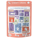 CHEWY CRAVE, Jaunes d'œuf enrobés de canard, Pour chien, 90g