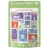 CHEWY CRAVE, Gâteries naturelles pour chien et chat, Poire enrobée de canard