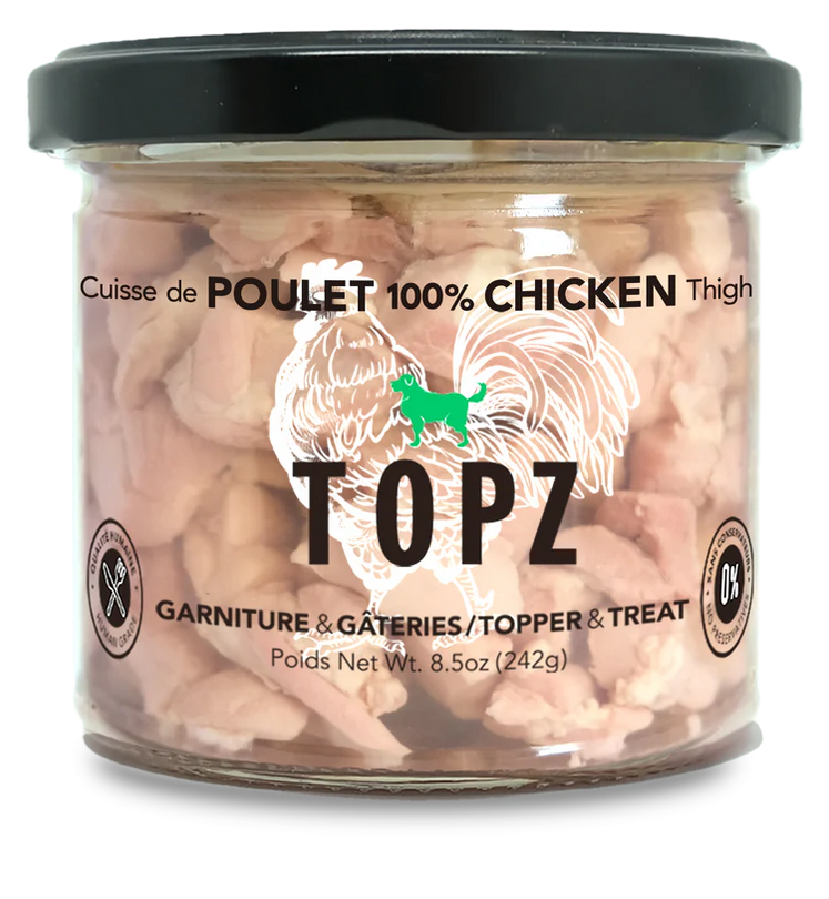 TOPZ, Bouillon d'os 100 %, avec morceaux de poulet