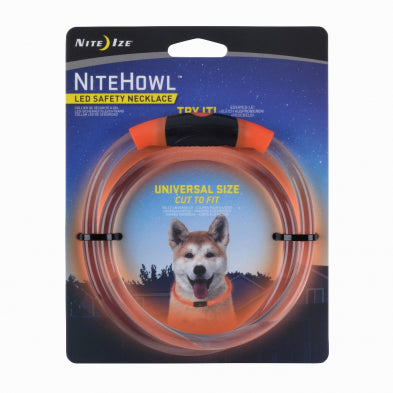 Nite Ize NiteHowl, collier de sécurité au LED, orange