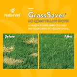 NATURVET, Grasssaver, Supplément anti-jaunissement de pelouse, Pour chien