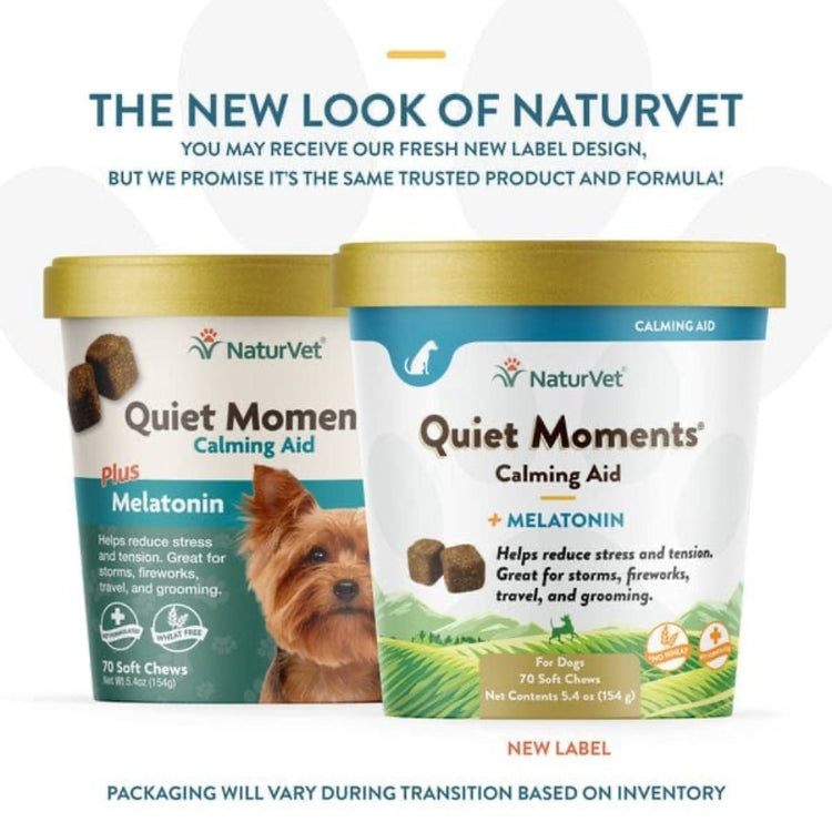 NATURVET, Quiet Moments, Supplément anti-stress, Pour chien