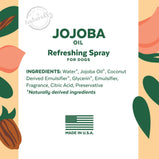 TROPICLEAN, Essentials vaporisateur désodorisant huile de jojoba pour chien 8 oz