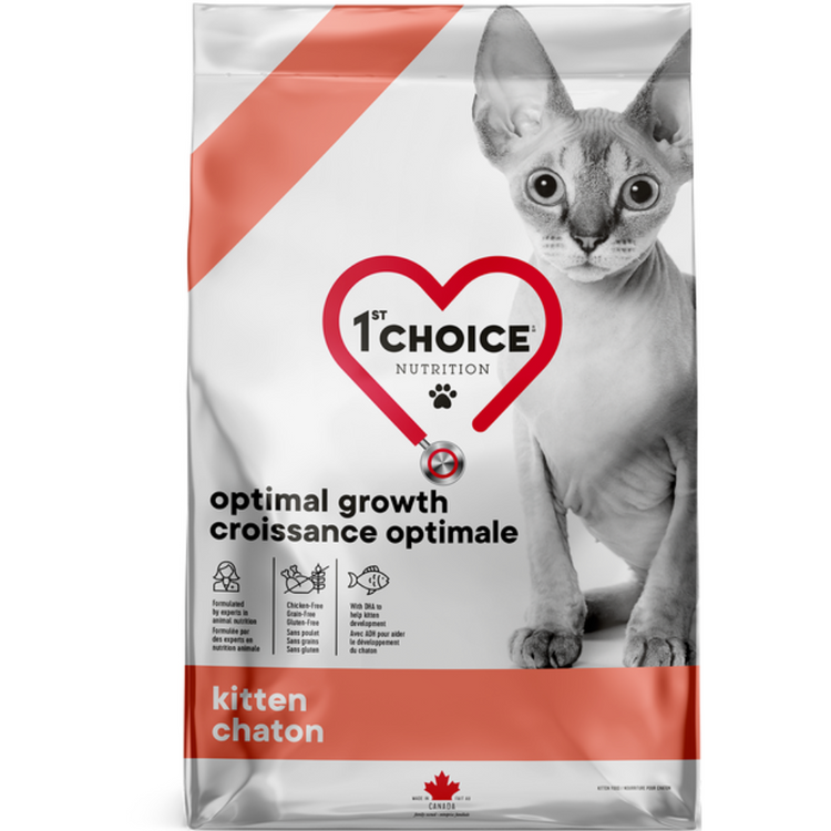 1ST CHOICE croissance optimale, nourriture pour chatons à la morue