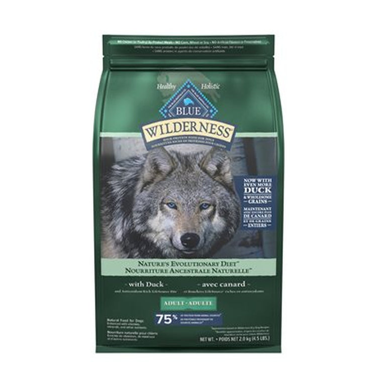 BLUE Wilderness nourriture pour chien adulte au canard