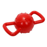 BUD'Z jouet pour chien en caoutchouc, balle rouge avec poignées