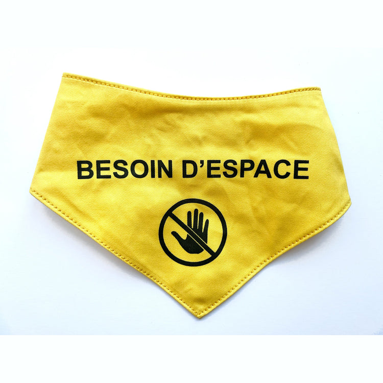 BELI CONCEPT CANIN, Foulard "Besoin d'espace", Pour chien