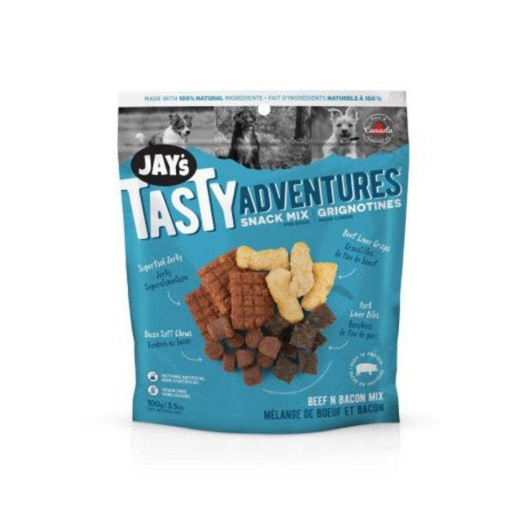 JAY'S tasty adventures, gâteries pour chien mélange de boeuf et bacon