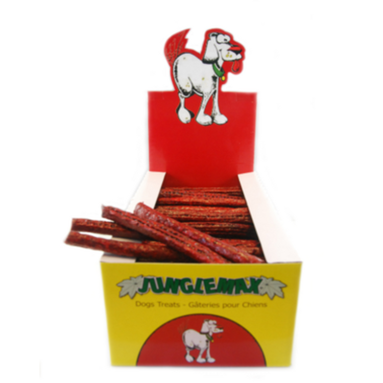 JUNGLEMAX jerky badigeonnés gâterie pour chien