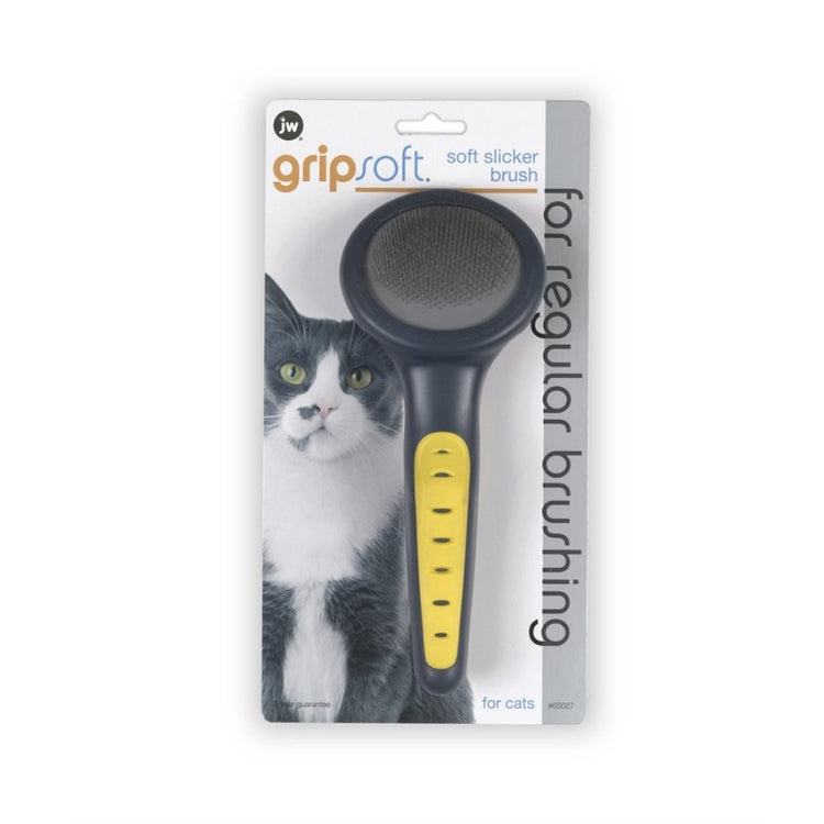 JW Pet Gripsoft brosse slicker pour chat