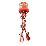 MAMMOTH, Flossy Chews, Twin Tug, Corde avec poignée en caoutchouc, Jouet, Pour chien